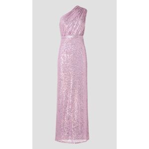 Ieena for Mac Duggal NWT Lilac Purple Sequin One-Shoulder Column Dress Gown 6